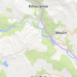 Map of Ballinluig