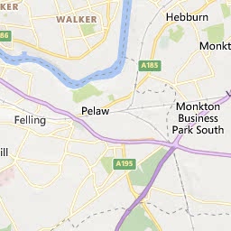 Map of Wallsend