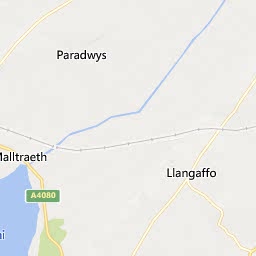 Map of Caernarfon