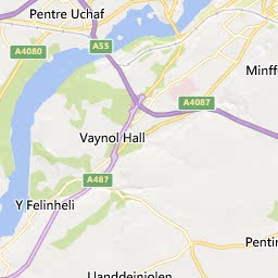 Map of Bangor