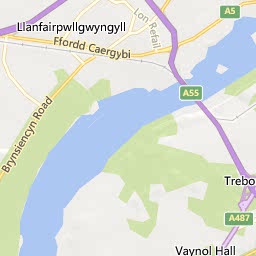 Map of Y Felinheli