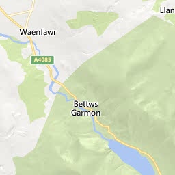 Map of Caernarfon