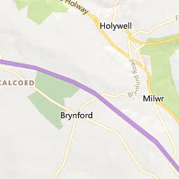 Map of Holywell