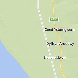 Map of Dyffryn Ardudwy