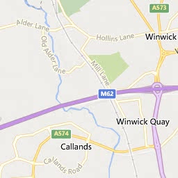 Map of Newton-Le-Willows