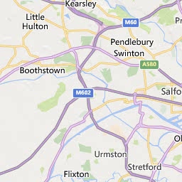 Map of Warrington