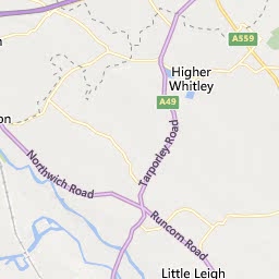 Map of Runcorn