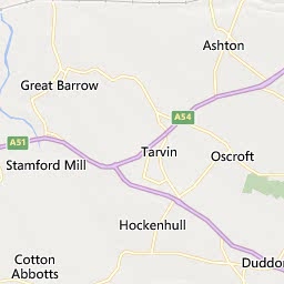 Map of Tarporley