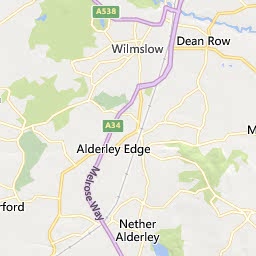 Map of Wilmslow