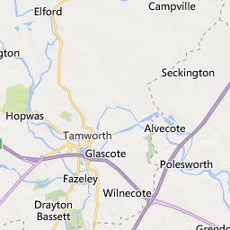 Map of Lichfield