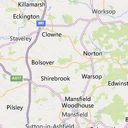 Map of Nottingham