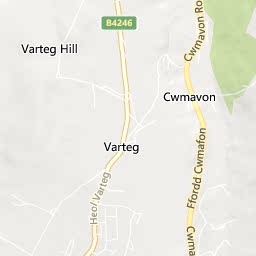 Map of Cwmavon