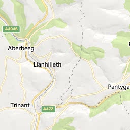Map of Cwmbran