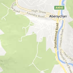 Map of Abersychan