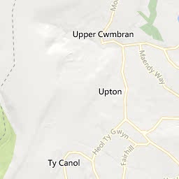 Map of Llantarnam