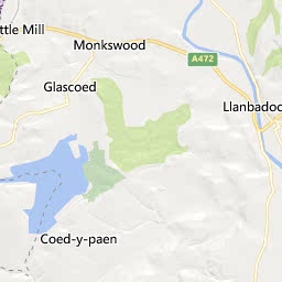 Map of Cwmbran