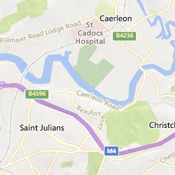 Map of Llantarnam