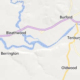 Map of Tenbury Wells