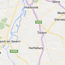 Map of Bewdley