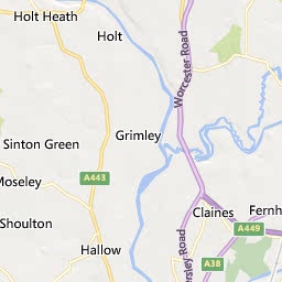 Map of Worcester