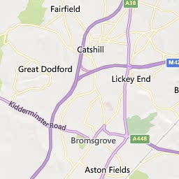 Map of Belbroughton