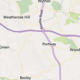 Map of Redditch