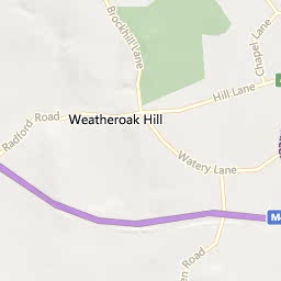 Map of Wythall