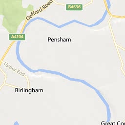 Map of Pershore