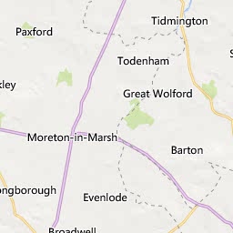 Map of Moreton-In-Marsh