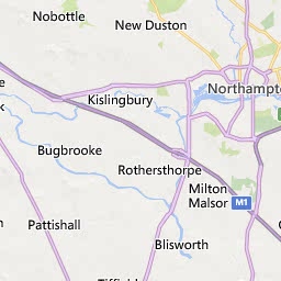 Map of Northampton