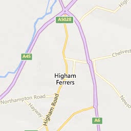 Map of Irthlingborough