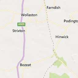 Map of Rushden