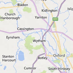 Map of Oxford