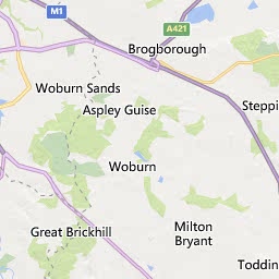 Map of Milton Keynes