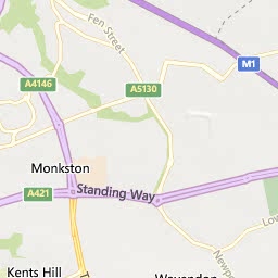 Map of Woburn Sands