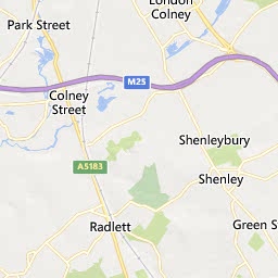 Map of Hatfield