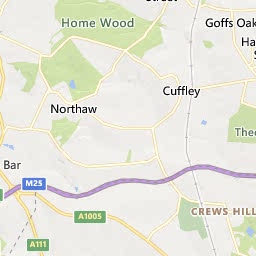 Map of Hatfield