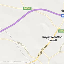 Map of Wootton Bassett