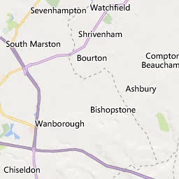 Map of Swindon