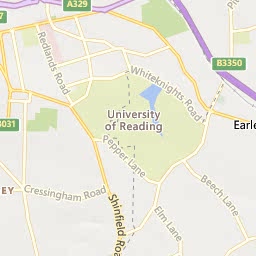 Map of Lower Earley