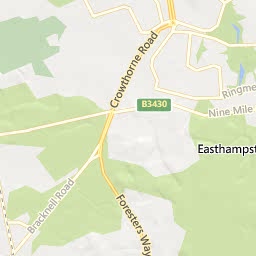 Map of Crowthorne