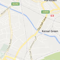 Map of West Acton
