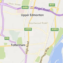 Map of Walthamstow