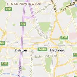 Map of Walthamstow
