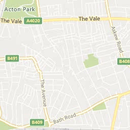 Map of West Acton