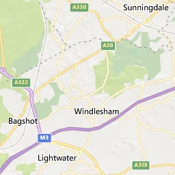 Map of Bracknell