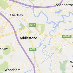 Map of Walton-On-Thames