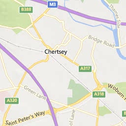 Map of Weybridge
