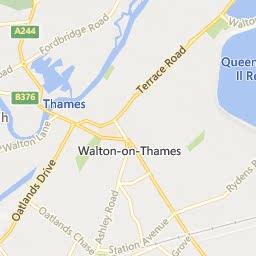 Map of Weybridge