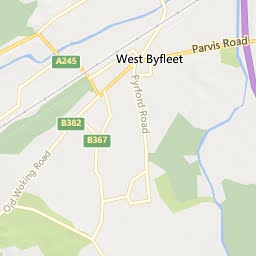 Map of Weybridge